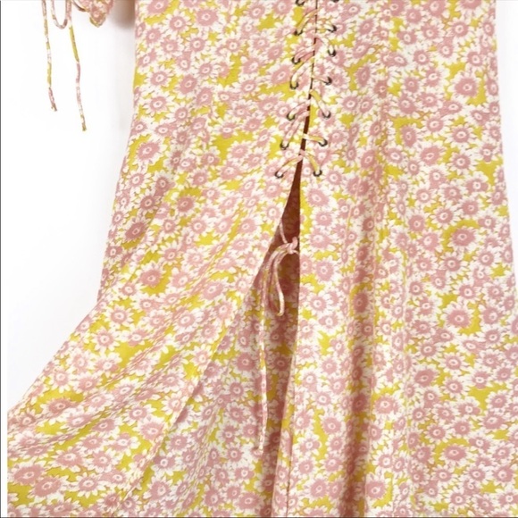 NWT Free People Laced Up Mini Dress in Femme Combo Size XS - Picture 7 of 12